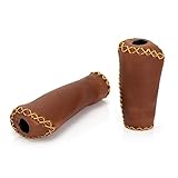 Material: PVC XLC Retro Grips Leatherlook 92/135mm Brown