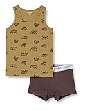 CELAVI Boy’s Set-w. Boy Print Underwear, Gothic Olive, 130