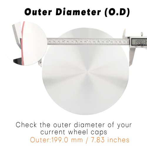 Wheel Center Caps for Chevy 16\" Wheel Suburban 1500 Blazer Express Van Suburban Tahoe 1992-1999 Center Hubcaps, 9593887 9593888 15040220, 5 Spokes, 1 PC - Thumbnail 3