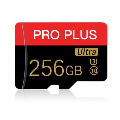 Image of Micro SD Memory Cards 256GB Micro SD Card with Adapter High Speed Mini SD Card 256GB TF Card Class 10 for Smartphone,Camera,Tablet and Drone