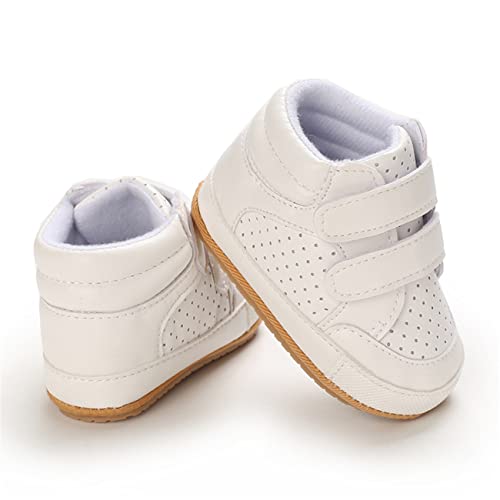 Image of E-FAK Baby Shoes Boys Girls Infant Sneakers Non-Slip Rubber Sole Toddler Crib First Walker Shoes
