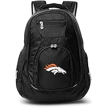 Denco Denver Broncos Laptop Backpack- Fits Most 17 Inch Laptops and Tablets - Ideal for Work, Travel, School, College, and Commuting