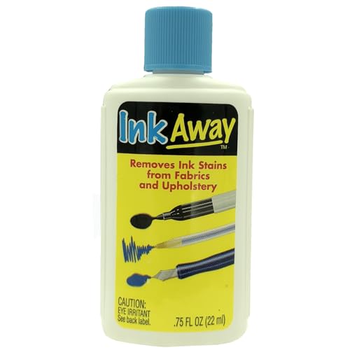 Ink Away- Removes Ink Toughest Stains From Fabric and Upholstery 0.75 Fl. OZ. (2 Pack)