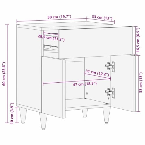 Table d'appoint moderne en bois pour sublimer votre chambre à coucher