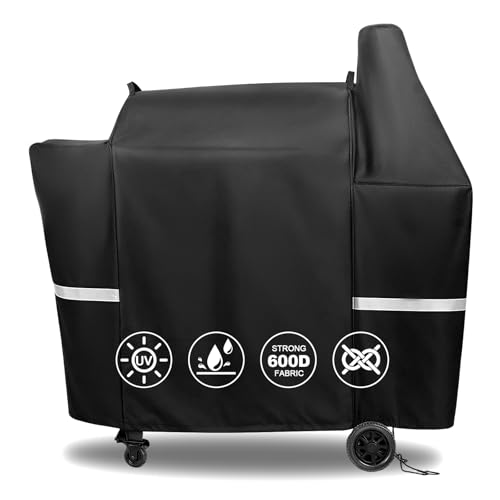 Upgraded Grill Cover for Pit Boss 850 820 Z Grill 700 600D Wood Pellet Smoker Cover for 820 Deluxe 820D 820FB Sportsman 820 Series Wood Pellet Grills Z Grill 700 Series