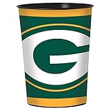 Ultimate Green Bay Packers Favor Cup - 16 oz. - Reusable Plastic Party Cup - Perfect for Game Day, Tailgating, or Streaming Parties (1 Pc.)