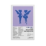 BOODU Drake Poster For All The Dogs Scary Hours Edition Album Cover Posters Music Posters for Room Aesthetic Canvas Wall Art Bedroom Decor 12x18inch(30x45cm)