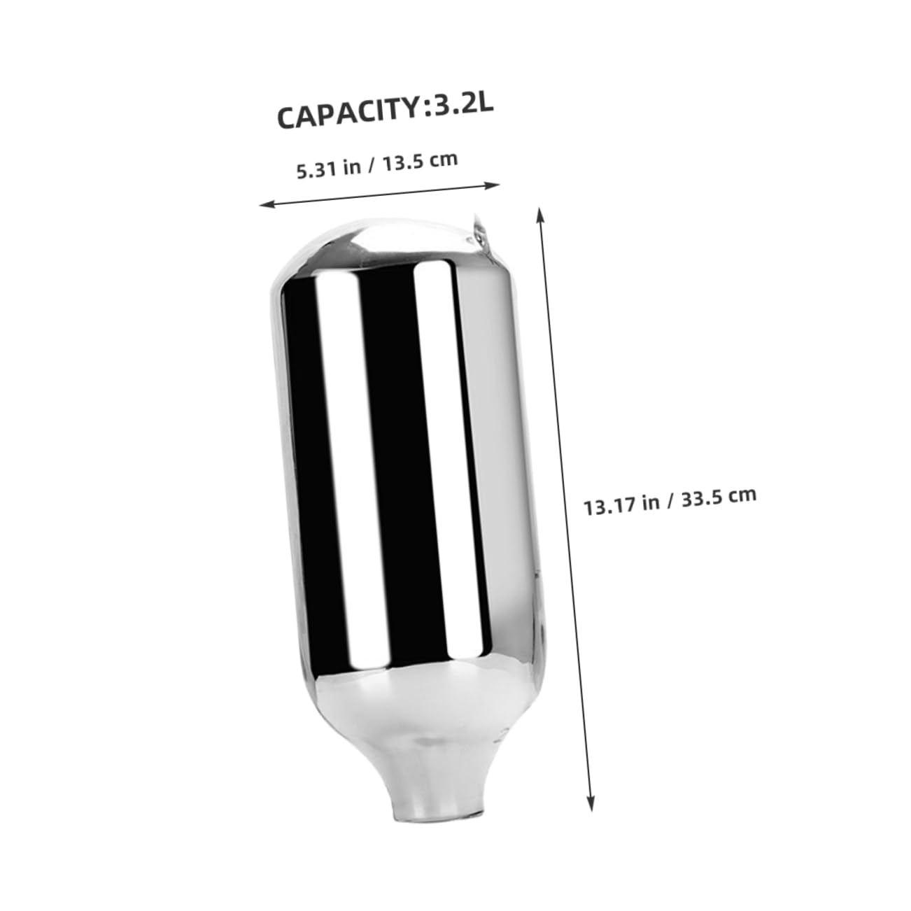 Mikinona Botella de Térmica Interior de Vidrio Aislante Termo Portátil para Camping Jarra Inoxidable