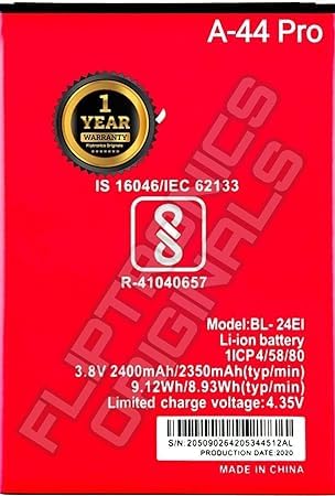 Image of BL-24EI Battery for Itel A23 Pro /IT 1508 / A 41 / A 40 / A 44 Pro /A 41 Plus /A 44 / A 44Air / A46 / L5502 / L5503 / IT1508 Plus Battery with 1 Year Warranty**** (X77)
