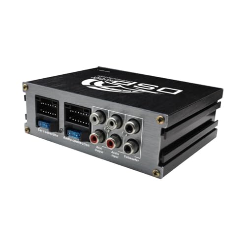 Compatibilità audio superiore: l'audio Digital Sound Processor è progettato per garantire una connettività fluida per sistemi Android Car, MP5 e MP3 e migliora le prestazioni audio e offre un'esperienza di ascolto più profonda e coinvolgente.