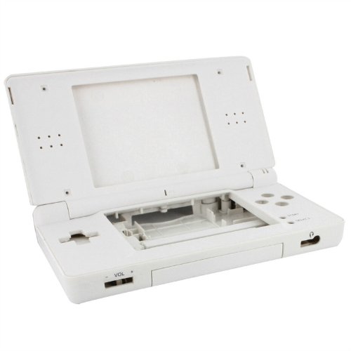 eForBuddy Full Replacement Housing Case with Screws for Nintendo DS Lite, White