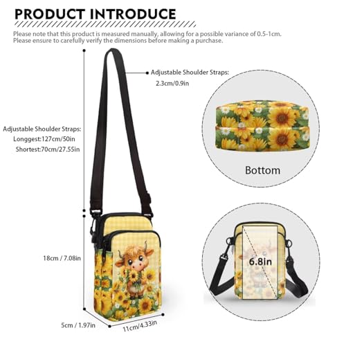 Image of Xpyiqun Small Crossbody Bag Women Phone Purses Sling Shoulder Handbag Cross Body Pouch Wallet Bags