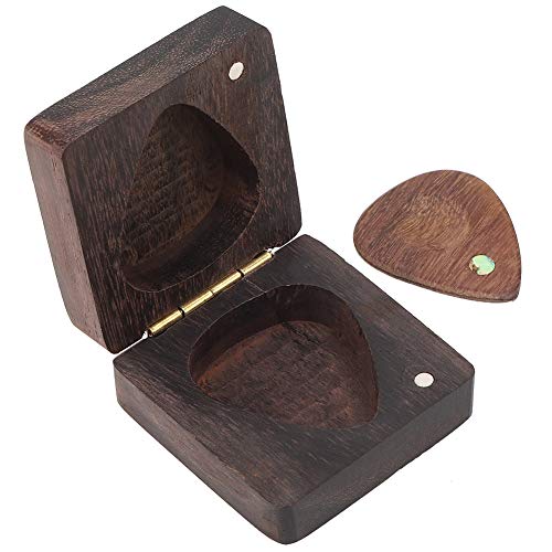Support de boîte de sélection de guitare boîtes de rangement en palissandre avec 1Pc en bois médiator guitare cadeaux de… - Les Beatles, Paul McCartney, John Lennon, RIngo Starr, George Harrison Support de boîte de sélection de guitare boîtes de rangement en palissandre avec 1Pc en bois médiator guitare cadeaux de…