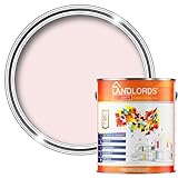 Landlords Sample Colour Tester Pot 25ml with Brush - Multi-Surface Paint For Interior Walls, Outdoor Garden & Exterior Walls, High Durability Multi-Feature (Baby Pink)