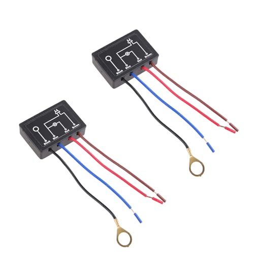 2Pcs Touch Lamp Control Module Touch Lamp Sensor Replacement Kit Lamp Touch Dimmer Switch 3 Way Dimming Function Touch Lamp Switch Touch Dimmer Switch for Lamp Fit for Dimmable Bulbs