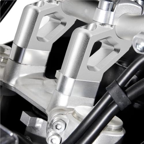 Rehausseur de guidon moto 28 mm évite la fatigue des bras sur Tiger 900 - 6
