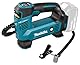 Makita DMR115 Akku-Baustellenradio (ohne Akku, ohne Ladegerät), Türkis, Schwarz, Silber & DMP180Z Akku-Kompressor 8,3 bar 18 V (ohne Akku, ohne Ladegerät) Blau, Silber