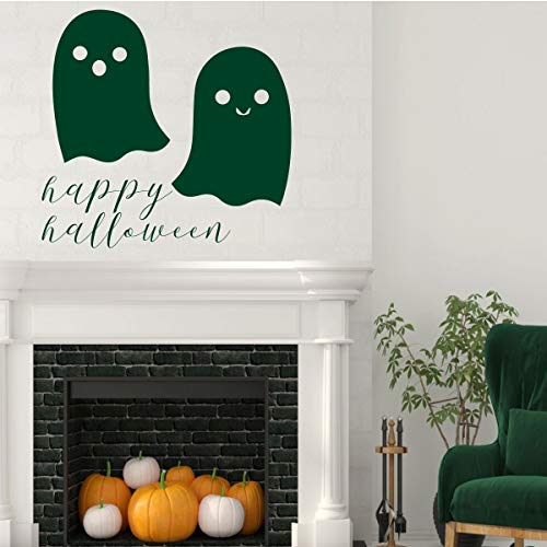 Vinilo decorativo Halloween dos fantasmas con texto miniatura 5