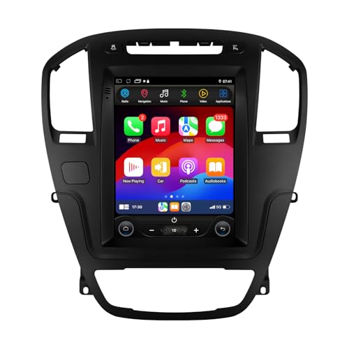 Ossuret Autoradio para Opel Insignia/Buick Regal (2009 2013), 9.7 Zoll Android 14 Pantalla Táctil 2+64GB Navegación GPS con Carplay Android Auto WiFi Bluetooth commande au Volant TPMS OBD2 Dab+