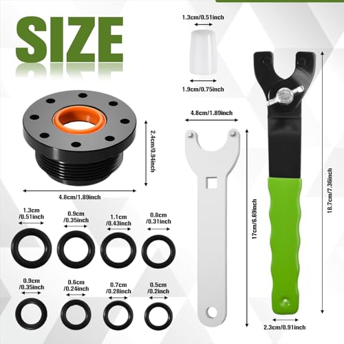 Kit de sellado de cilindro de dirección estanco y resistente compatible con SeaStar HC5342 2