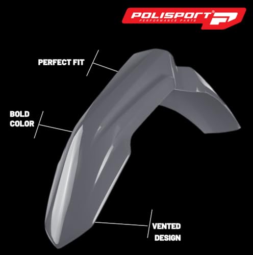 Polisport 91312 - Polisport Mx Restyling Replica Kit Per Chi Cerca La Qualità Oem Per Moto Honda In Colore Grigio - 7
