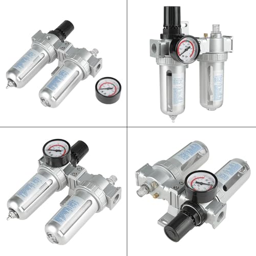 Filtre régulateur air comprimé 1/2 eau compresseur avec joint étanchéité