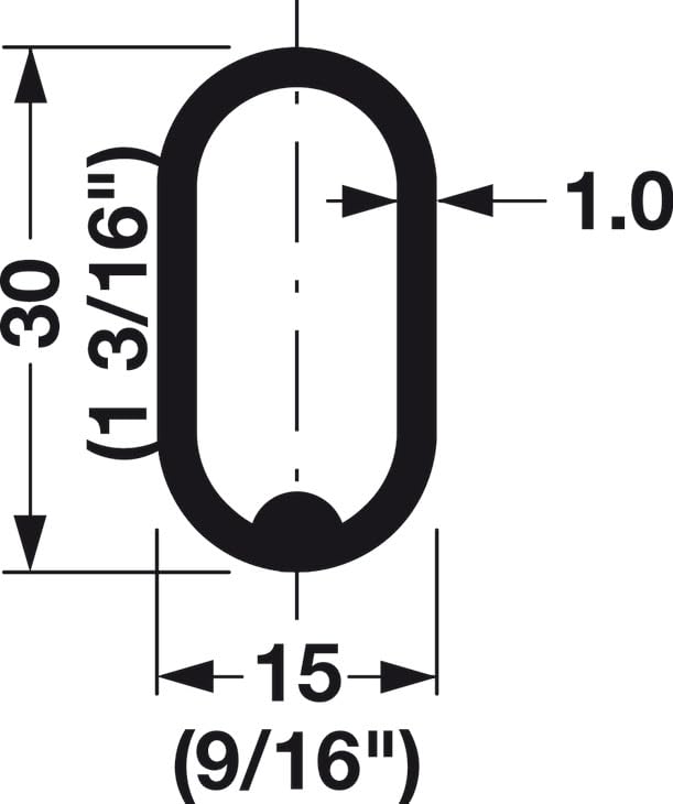 10-Case ProPack Welded Steel Oval Polished Chrome Wardrobe Closet Rods - 98 7/16