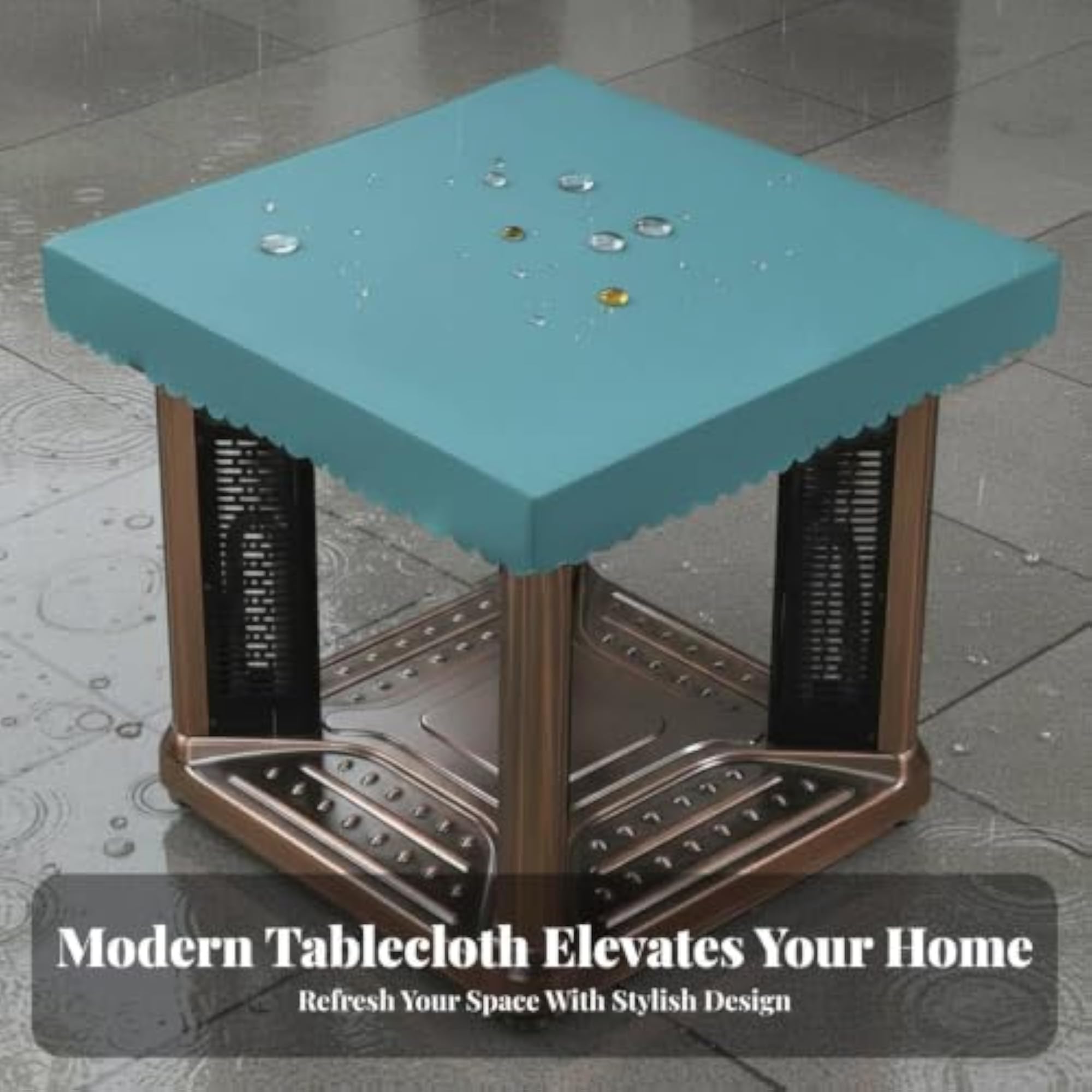 Heating Table Cover, Oil-Resistant PU Leather Protector