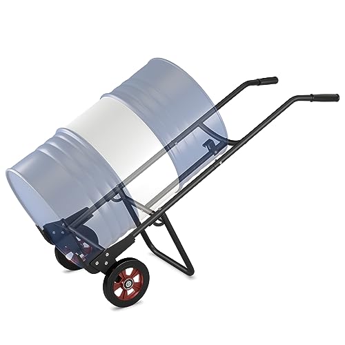 Carretilla manual para tambor con ruedas de goma y asas EVA miniatura 1