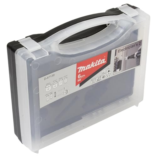 Makita D-47139 8 Piece Electricians Holesaw Kit 1, Black, Small - Image 2