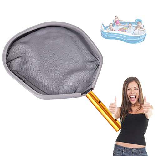 SRHIMEOS Red de Piscina, Skimmer de Hojas para Piscinas Recogehojas Fondo Superficie para Limpiar Escombros de Piscinas Spas (sin incluir el Poste)