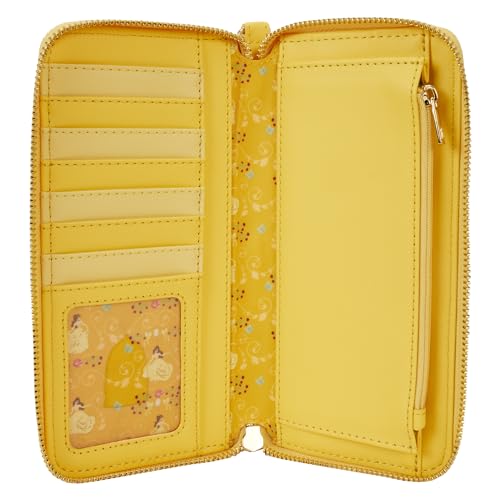 Image of LOUNGEFLY Disney Princess Beauty and The Beast Belle LENTICULAR Wristlet