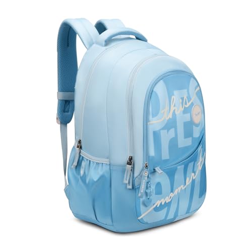 Image of Skybags Glow 37L Casual Backpack for Girls with 3 Compartments & Adjustable Shoulder Strap | Quick Access Front Pocket | Side Pockets | Air Mesh Back Panel | Perfect for School & Travel