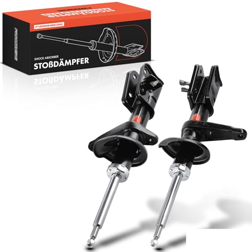 Frankberg 2x Shock Absorber Strut Front Left Right 525mm Gas pressure Compatible with Freelander Soft Top L314 Freelander L314 Replace# RSC000020,335926