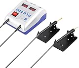 50W Digital Elektrisch Waxer Maschine, Tischplatte Doppelstifte Wachsmesser Lab Electric Waxer Carving Wax mit 6 Wachsspitzen und LED-Anzeige, Einstellbare Temperatur, Für Schmuckhandel, Industrie