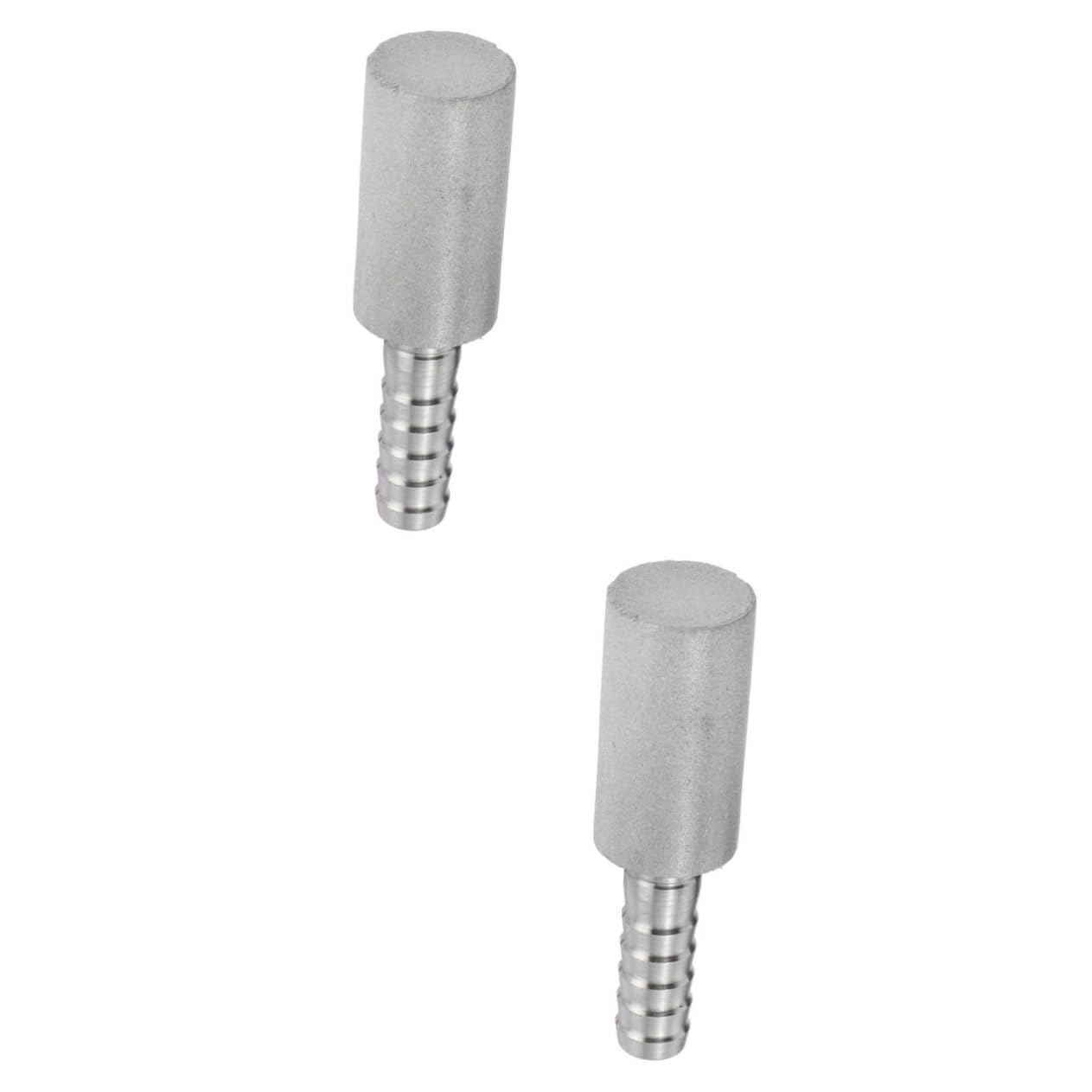 Mikinona 2 Pcs Professional Aeration Stone for Wine Making Carbonation Stone Stainless Steel Diffusion Tool