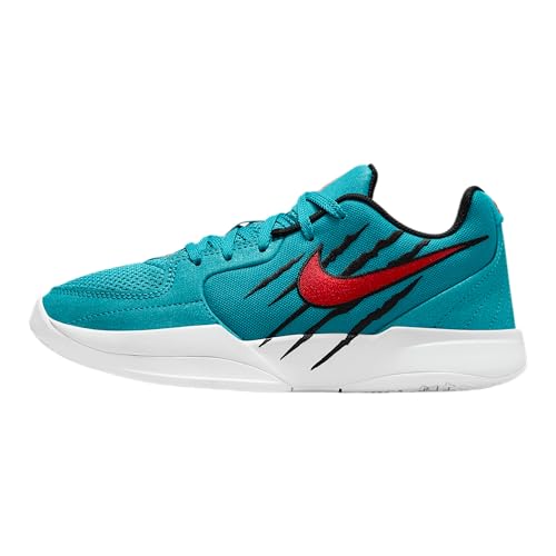 Ja 2 SE Scratch Big Kids' Basketball Shoes (Rapid Teal/Black/Ale Brown/University Red)