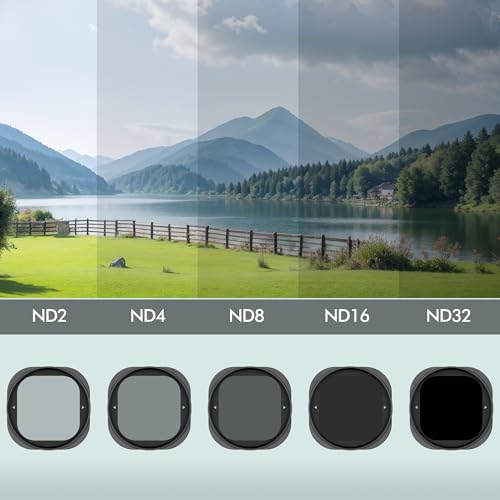 Image of Magnetic Variable ND2-ND32 ND Lens Filter (VND 1-5 Stops) for for iPhone 17 Pro /Pro Max - Neutral Density Effect Filter (Requires GiAi Magnetic Case - Sold Separately)