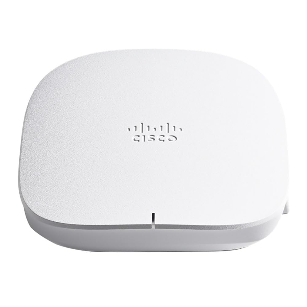 Cisco Business Ethernet 150AX Wi-Fi 6 2x2 Access Point 1 GbE Port dual band- Ceiling Mount, PoE Injector Included, 3-Year Hardware Protection (CBW150AX-B-NA)