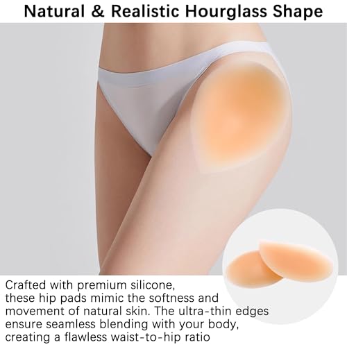 Silicone Hip Pads Adhesive for Women–Reusable Hip Pads Shapewear Butt Pads, Sticky Buttocks Enhancer for Party3