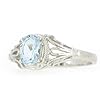 BL Jewelry Filigree Sterling Silver Oval Cut Natural Aquamarine Ring (3/4 CT.T.W) in Vintage Style (6)