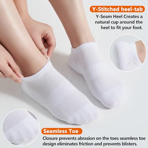 ATBITER 12 Pairs Ankle Socks Women and Men Low Cut No Show Athletic Running Short Socks2