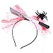 PRETYZOOM Halloween Horror Stirnbänder Bloody Bowknot Messer Haarreifen mit Spinnennetz Haarschmuck für Halloween Party Cosplay Foto Requisiten 1Pc