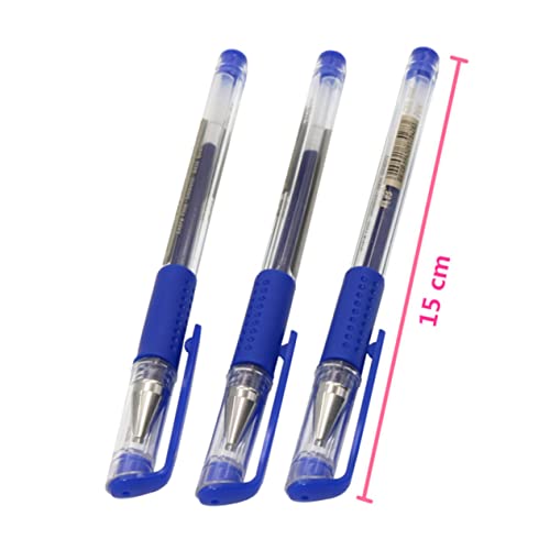 Set de 12 bolígrafos de gel Roller Ball 0.5mm azul miniatura 6