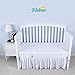 Zippered Crib Mattress Protector - Waterproof Crib Mattress Encasement, Breathable and Absorbent, 6 Sides Fully Encased Cover