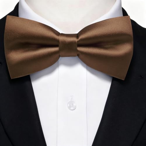 Image of YourTies Bow Ties for Men Pre-Tied Adjustable Bow Tie Coloful Satin Bowtie