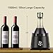 Electric Wine Chiller Set with Aerator, 50oz Glass Carafe, All-in-One Beverage Center for Red Wine, Iced Coffee, Juice, 24H Cooling