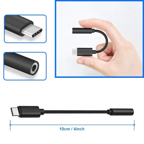 Image of SAMSUNG C to 3.5 mm USB TYPE C Audio Jack Connector, Headphones Jack Converter Compatible with Galaxy S8 Plus, S9, S9 Plus, S10 Plus,S10 Lite,S23 Ultra,S20 FE, S21, S20, S22 & Other Samsung Devices