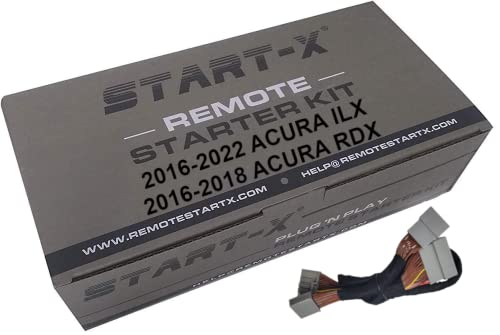Start-X Remote Starter Kit for ILX 2016-2022 & RDX 2016-2018 || Lock 3X to Remote Start || Plug N Play || 2016 2017 2018 2019 2020 2021 2022