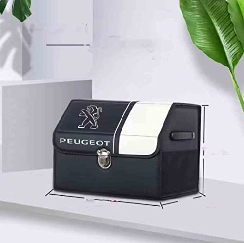 プジョー トラゲッジ収納ソフト ランク収納ボックス トランクバッグ 3008 5008 SUV 308 208 2008 専属ロゴ パーティション収納設計 板挟み 丈夫で長持ちする 車用